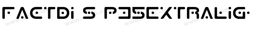 factdi s p35extralig字体转换